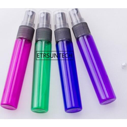 100pcs 5ml 10ml Glass Mist Spray Bottle Empty Perfume Glass Vials Refillable Perfume Atomizer Travel Accessories F2942