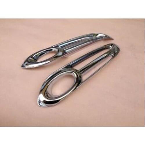 Brand New For Honda VEZEL 2013-2018 2PCS High Quality ABS Chrome Car Front Headlight Fog Lamp Cover Trim Car Styling Accessories