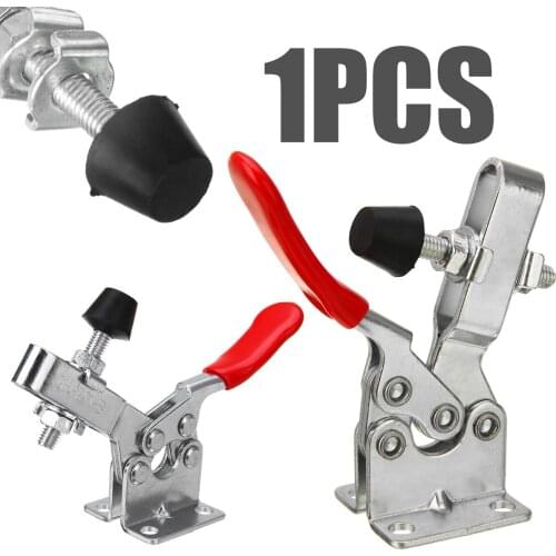 27kg 50kg 90kg Toggle Clamp Vertical Horizontal Toggle Clamp Rubber Handle Anti-Slip For Metal Circuit Boards Holding Push Pull