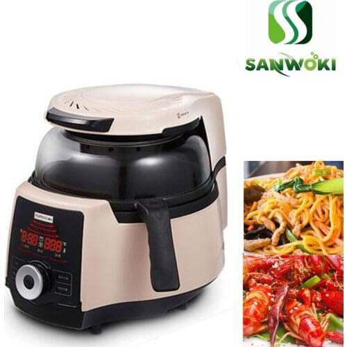4.5L Intelligent multi cooking frying stewing machine cooker robot food cooking machine automatic meat vegetable cooking pot