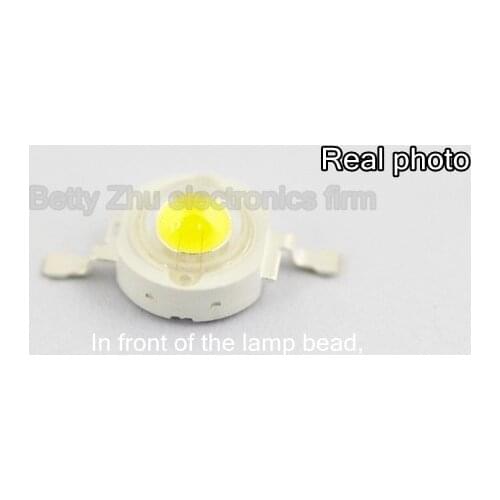 50PCS/LOT 1 w LED lamp bead / 1 w high-power beads (90-100 lm) DIY ball steep light fittings 6000-6500K white