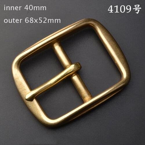 DIY leather craft solid brass high quality belt buckle accessories 3pcs/lot