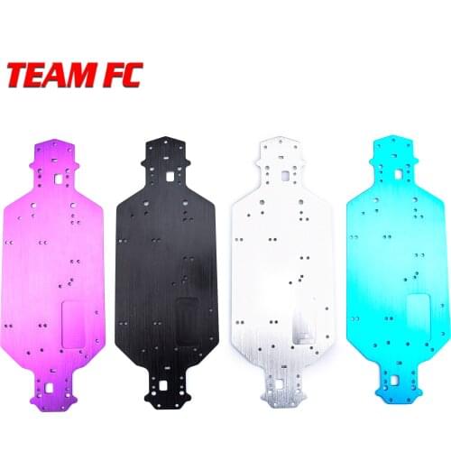 Aluminum Alloy HSP 03001 03602 Metal Chassis 3MM Thickness 1/10 Upgrade Parts For Flying Fish 94103 94123