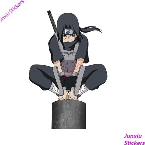 Car Stickers for New 5 Design ITACHI Anime Anbu Akatsuki ITI Peeking Funny Fashion Graffiti Decal Car Accessories KK13*9cm