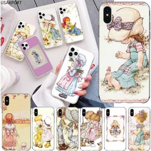 Cute Sarah Kay Phone Case for iphone 12 pro max 11 pro XS MAX 8 7 6 6S Plus X 5S SE 2020 XR cover