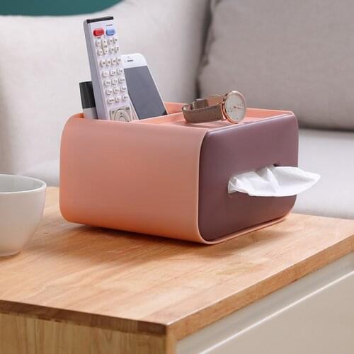 Cover Napkin Tissue Box Toilet Paper Holder Kitchen Retro Organizer Acrylic Tissue Boxes Nordic Servilletero Wipe Case BW50ZJ