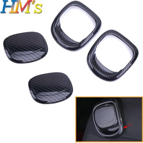 Car Styling Decoration Accessories For MINI Cooper F56 F55 Car Seat Back Handle Sticker Frame Cover Trim For MINI JCW F56