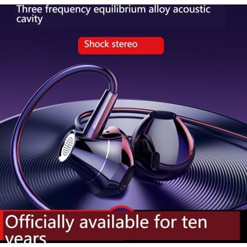 Earphone Gaming Wired Headset Noise Reductio Semi-In-Ear Headphone K Song Earplug Earpiece With Microphone For Samsung iPhone