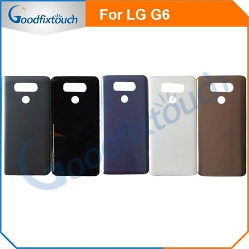 Battery Cover For LG G6 Back Cover Housing Door Rear Battery Door Case Glass H870 H870DS H871 H872 H873 LS993 US997 VS998