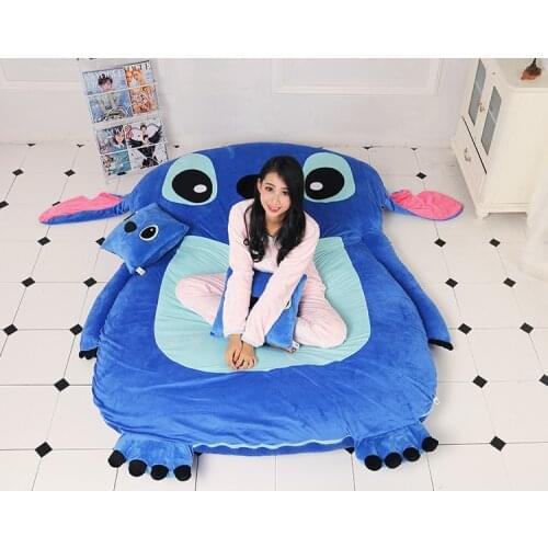 Cartoon Stitch mattress, cushion, lovely and comfortable size of Twin Queen Full