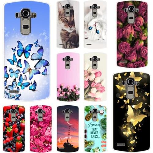 Fashion Design Soft TPU Case For LG G4 Transparent Soft Silicone Cover Phone Cases For LG G4 G 4 H810 H815 VS986 LS991 F500