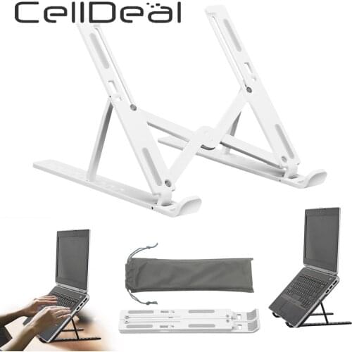 Laptop Notebook Stand Tablet Stand Folding Portable Desktop Holder for PC Portable Foldable Adjustable Stand Holder for Tablets