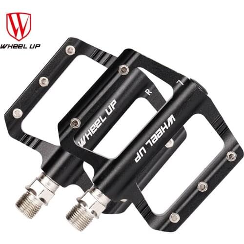 WHEEL UP bicycle pedal lightweight aluminum alloy bearing pedal Fixed gear seal pedal mountain bike non-slip pedal accessories