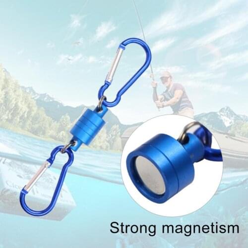 Outdoor Fishing Mountaineering Portable Release Lanyard Clip Magnetic Carabiner Lanyard Clip