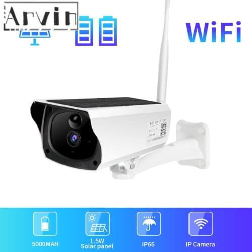Solar IP Wifi Camera PIR 1080P HD Wireless Outdoor solar Panel CCTV Security Surveillance Camera IP66 WaterProof Two Way Audio