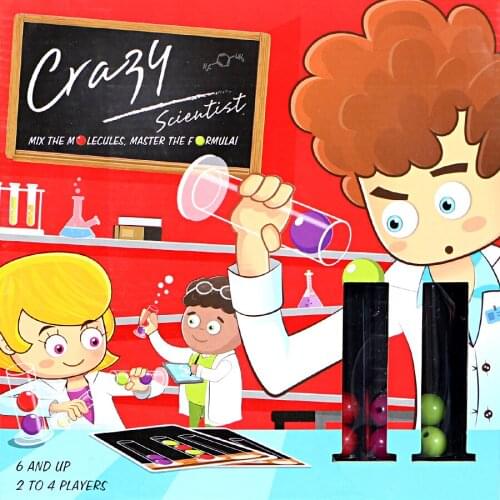 Crazy Scientist Board Game Test Tube Set Logical Thinking Gags & Practical Jokes Toys