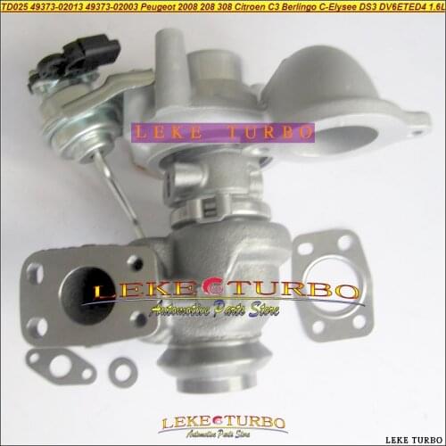 TD025 49373-02003 4937302002 4937302013 0375Q9 0375R0 9673283680 Turbo For Ford Fiesta VIII 1.6 TDCi 95HP TZJA 1.4L HDI 1.6L 02