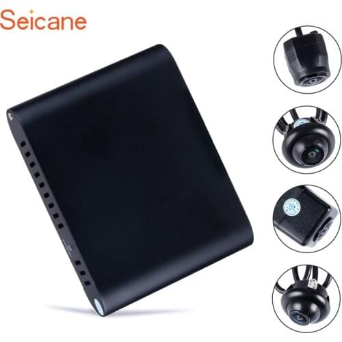 Seicane 24h Assistant 1440*960 Universal 360 degree Panoramic Parking View Car Kit System with 4 180 degree Cameras 2D Display