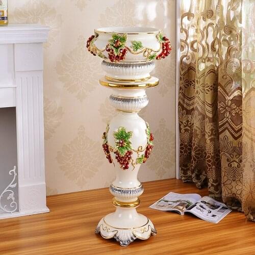 Rome post European high-grade ceramic vase decoration living room floor luxury large floor decorative vase Eco-Friendly