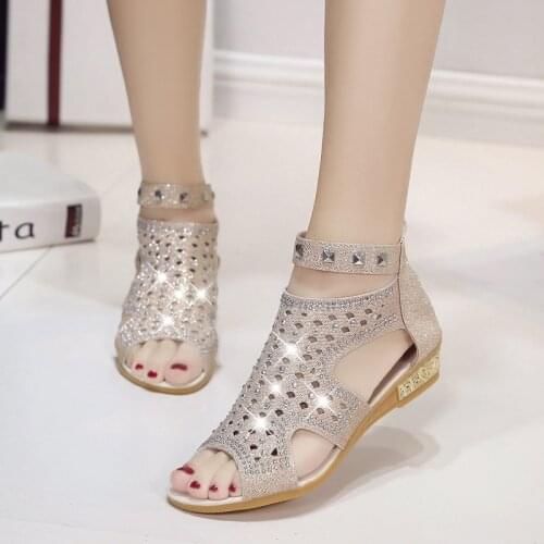 2021 New Sandals Women Sandalia Feminina Casual Rome Summer Shoes Fashion Rivet Gladiator Sandals Women Sandalia Mujer