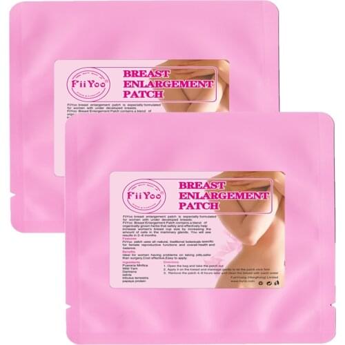 4 pcs/bag, 100% Natural Herbal Effect Female Breast Enlargement cream pump pills patch
