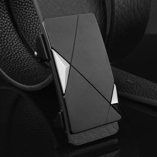 2021New Mens business casual Belt width product Belt mens genuine leather toothless automatic buckle cowhide belt Z letter