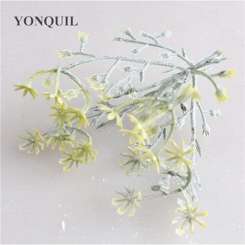 50PCS Artificial Plants Christmas Tree Wedding Home Decor Accessories Decorative Flowers Wreaths Scrapbooking Fake Floristics