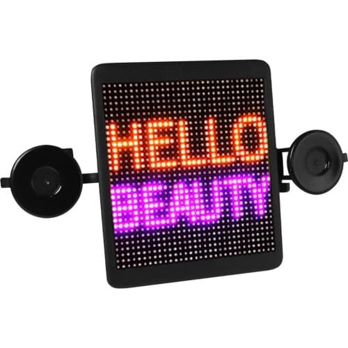 Car Display Bluetooth Voice Interact AD Control Gif Programmable Message Led Board Images Custom Emoticons Auto Accessoires 2021