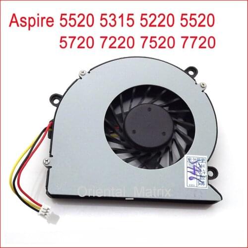 Free Shipping New AB7205HX-GC1 JAL50 For Acer ASPIRE 5520 5315 5220 5220G 5310 5310G 5720 7220 7720 7520 CPU Cooling Fan