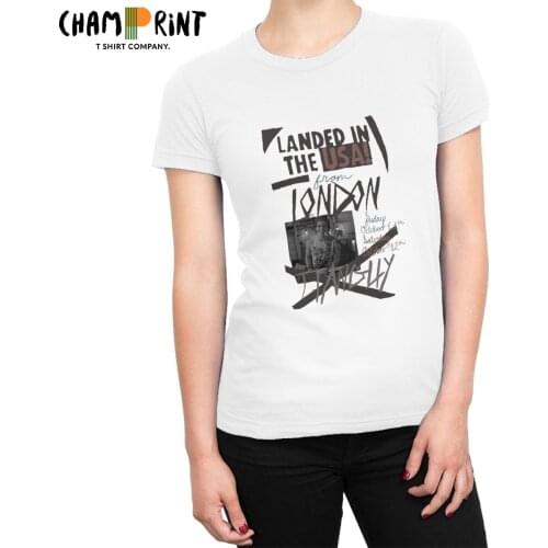 Women Landed In The USA From London T-shirt Julie And The Phantoms Luke T Shirts Vogue Tees Top Original Female Clothing Printed