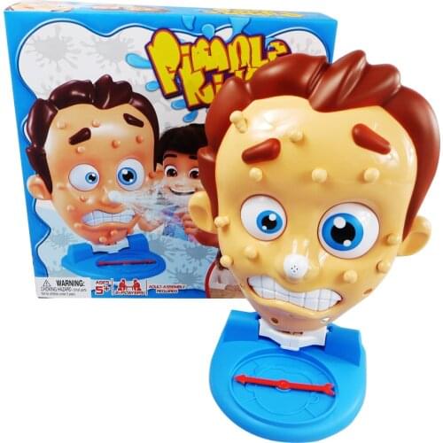 Complex and interesting desktop face minister pox will spray water and fun game prank parent-child interaction big battle toys