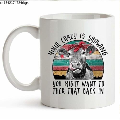 Cow Mug 11 Ounce Cow Gifts For Cow Lovers Cow Cup Funny Coffee Mug