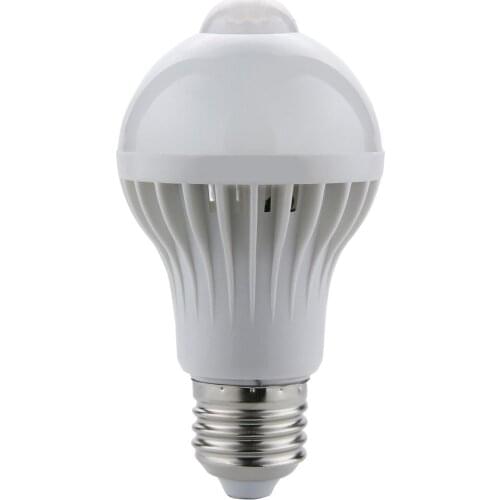 Lamp With Motion Sensor Light PIR LED Night Light Movement Detection Sensor Lights Home Sound Light Sensor 220V lamps E27