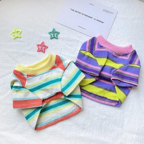 Summer T-shirt For Dogs Chihuahua Yorkshire Bihcon Pomeranian Maltese Poodle Yorkies Schnauzer Pet Clothes Cat Small Dog T Shirt