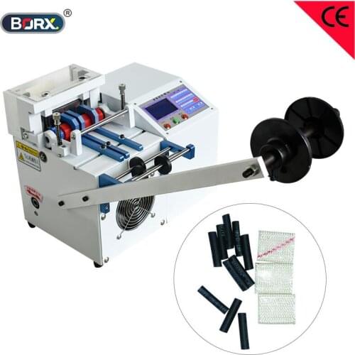 Microcomputer pipe cutting machine copper sheet copper foil aluminum iron wire cut equipment for heat shrinkable Silicone tube