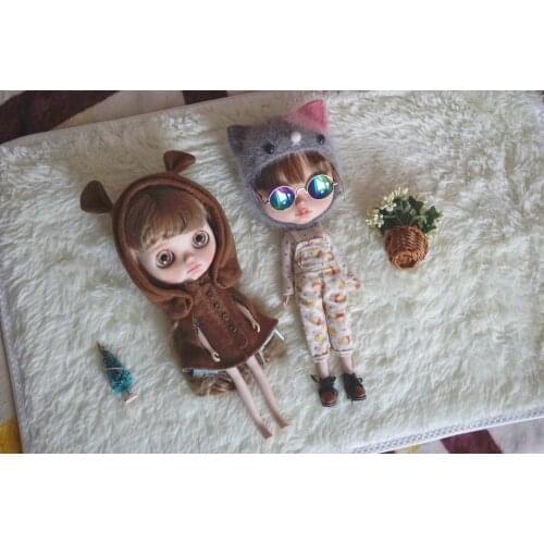 Mini carpet Doll House Furniture doll accessories for BJD blyth 1/6 doll toys girl play house