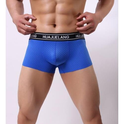 Fashionable Men Underwear Boxers Low-rise Umderpants Comfortable Nylon Boxers Homme Boxershorts Men Male Panties