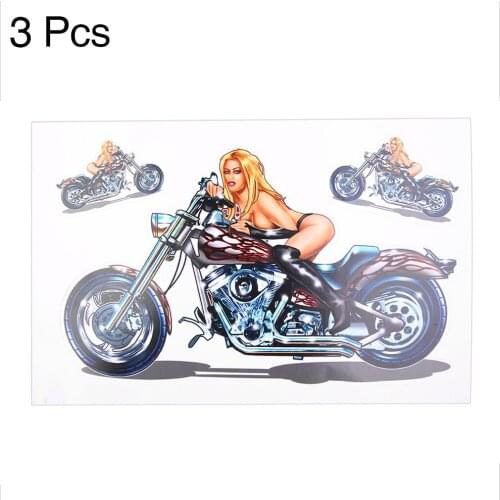 3 Pcs/Set Multi Styles Auto Electric Motorcycle Cars Stickers Beauty Decoration Motorcycle Car Stickers Accessories