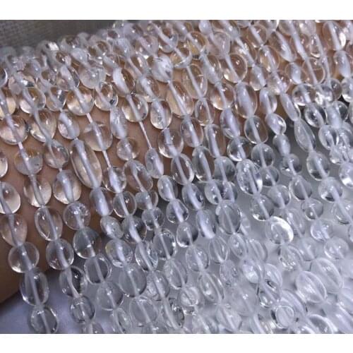 Natural white crystal rock quartz irregular Beads Loose Perle crystal for jewelry making DIY bracelet necklace needlework