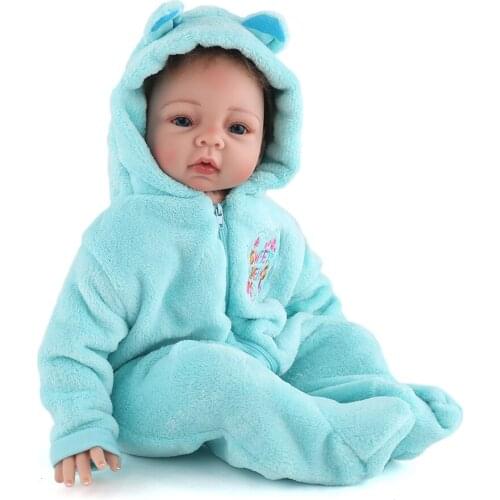 NPKDOLL Toys 55cm Silicone Reborn Baby Dolls Reborn Realista Fashion newborn babies boy doll Children Gift Bebe Reborn