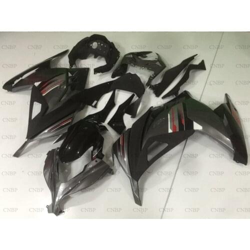 For Kawasaki Zx300r 2013 - 2015 Motorcycle Fairing EX 300 Ninja 2014 Plastic Fairings EX300 2013 Black Grey Fairing