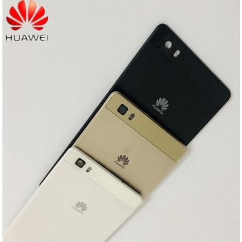 Original HUAWEI P8 Lite Battery Back Cover Door case For HUAWEI P8 Lite housing cover Replacement Camera Glass Lens Case