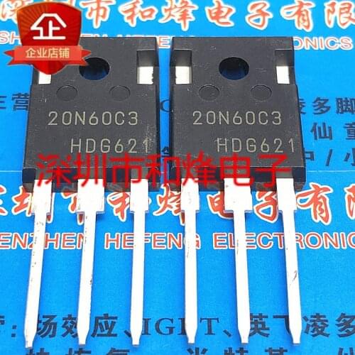 Original New 2pcs / SPW20N60C3 20N60C3 TO-247 TO247