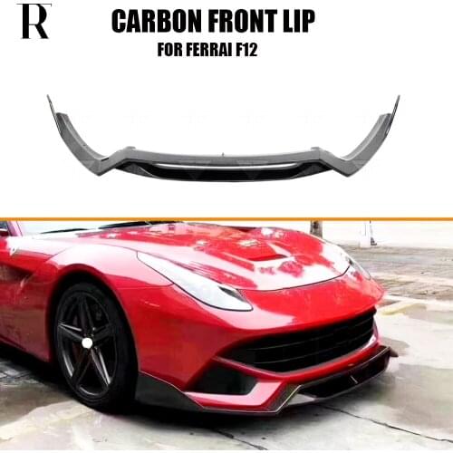 Carbon Fiber Front Bumper Chin Lip for Ferrari F12 2013 - 2017