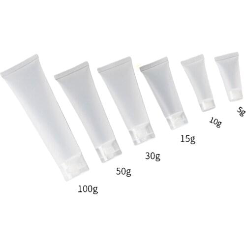 Plastic Empty Portable Tubes Squeeze Cosmetic Cream Lotion Travel Bottle Refillable Bottle Shampoo Container Make Up Tools