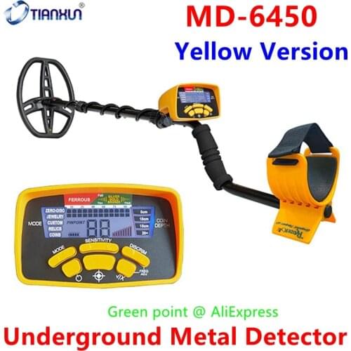MD-6450 Underground Metal Detector Features Enhanced Iron Resolution, A Standard 8.5" × 11" Elliptical Double-D Search Coil