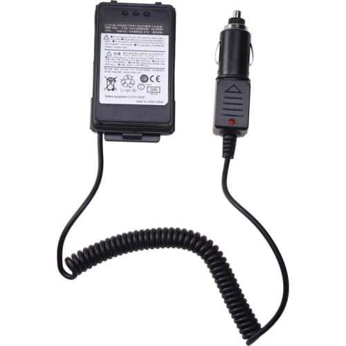 SBR-24LI Car Charger Battery Eliminator DC12V Adaptor for YAESU FT-70D FT70D FT-70DR FT70DR FT-70DS FT70DS Two Way Radio Walkie