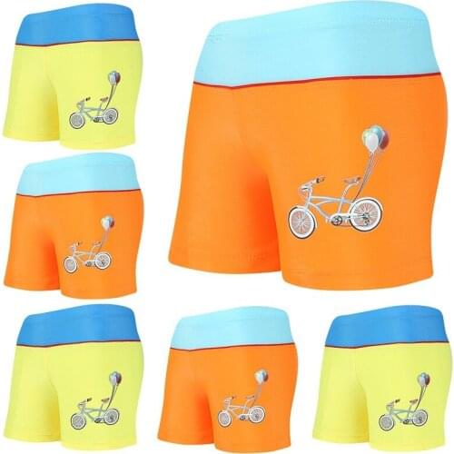 2021 New Fashion Cartoon Swimming Shorts 15-50 Kg Little Boy Beach Vacation Boxer Shorts