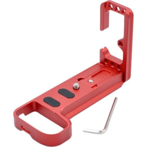 Vertical L Bracket Plate for Fuji XS10 Camera Stretchable Adjustable Quick Release QR L Plate