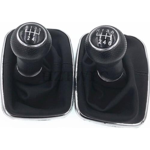 High Quality 5 6 Speed Car Gear Shift Knob Lever Shifter Gaitor Boot For VW 1999-2004 Golf 4 IV MK4 GTI R32 For Bora Jetta MT